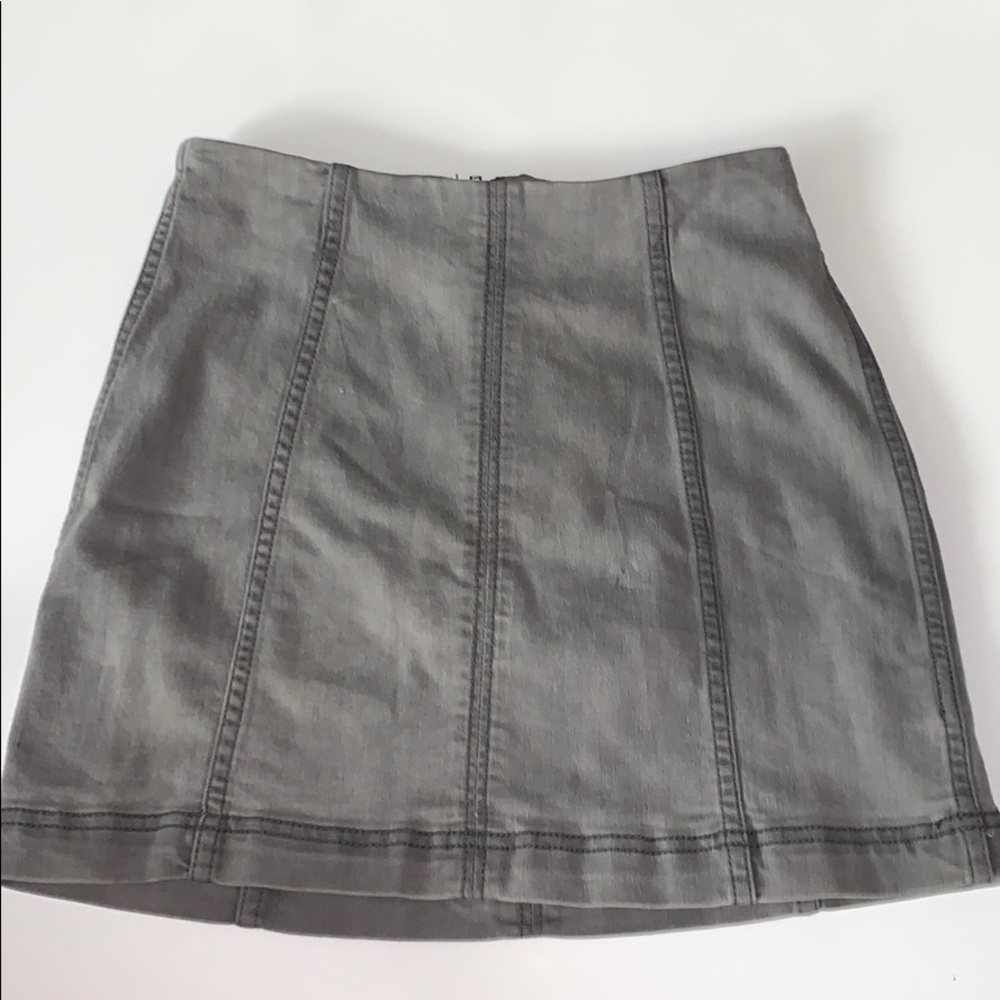 Free People Modern Femme Denim Mini Skirt